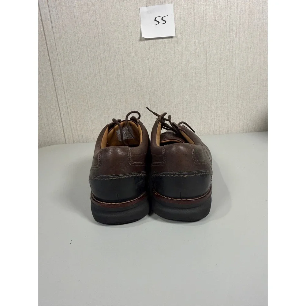 Rockport Mens V81871 TruTech Brown Leather Oxford Shoes Size 9 M
